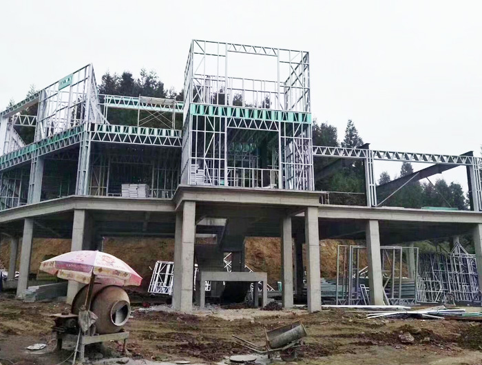 東晟康達輕鋼別墅建造案例